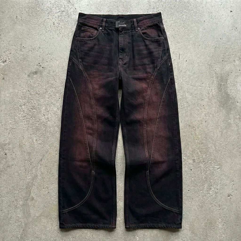 Moda wine wash Jeans