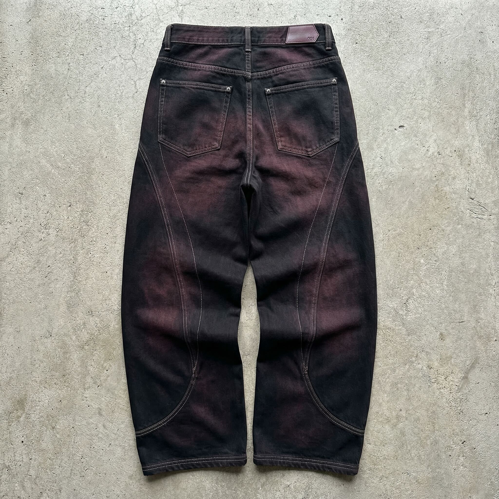 Moda wine wash Jeans